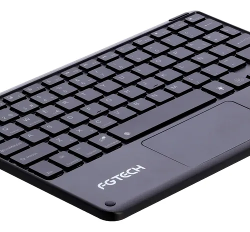 Kit Funda Notebook + Teclado C/ Touchpad Rgb Bluetooth Slim