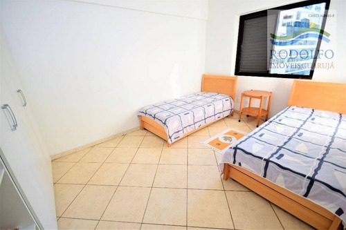 Imagem 12 de 22 de Frente Ao Mar!! Guarujá Astúrias, 4 Dts, 1 Suíte, 136 Mts Úteis, Varanda Gourmet, 2 Vagas, Lazer Com Piscina. - Ap0210