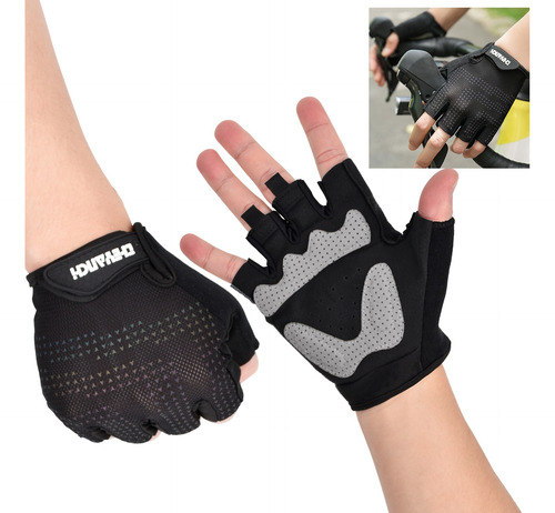Guantes Ciclismo Bicicleta Con Palma Gel Cortos