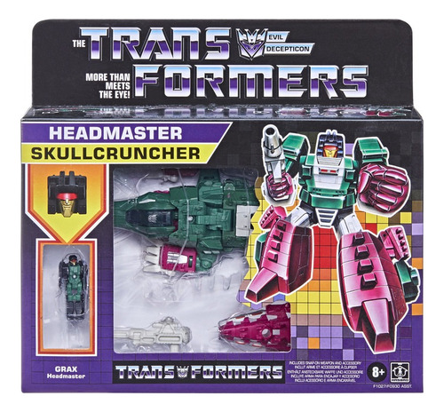 Figura Acción Hasbro Transformers Headmaster Skullcruncher