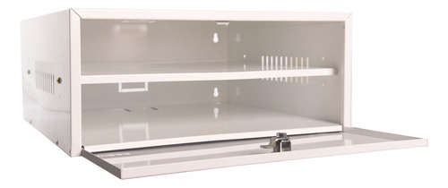 Mini Rack Organizador Horizontal A170 15 Com Bandeja Cor Branco