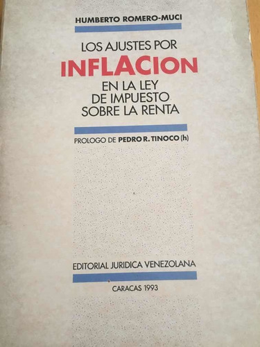 Los Ajustes Por Inflación En  La Ley De Isr Remate Libros