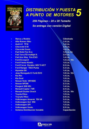 Distribución Y Puesta A Punto 5 Motores De Automóviles