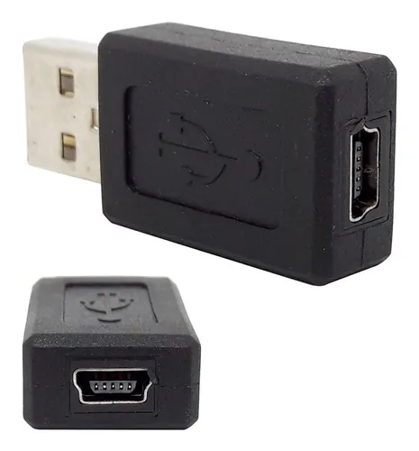 Emenda V3 Adaptador Conector Conversor Mini Usb Fêmea