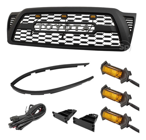 Imagen 2 de 8 de Parrilla Frontal Toyota Tacoma Trd Pro 2006 Negro Nuevo