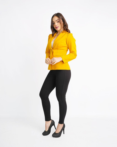 Blazer Cuello Esmoquin De Un Botón Verona02 Stretch