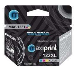 Cartucho De Tinta Compatible Hp 122 Xl Color Ch564he