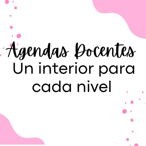 Agenda Docente Jardín- Nivel Inicial - Perpetua Manzanita Personalizada Minitu 0
