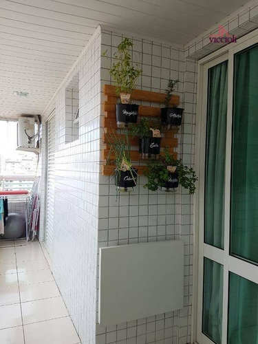 Apartamento Com 1 Dormitório À Venda, 60 M² Por R$ 295.000,00 - Canto Do Forte - Praia Grande/sp - Ap1439