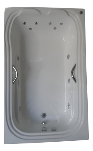 Banheira Dupla Nina C/ Hidromassagem E Aquecedor 150x110x50