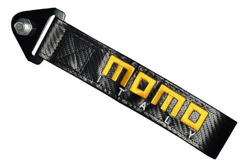 Tow Strap Cinta De Remolque Jdm Momo Fibra De Carbono  