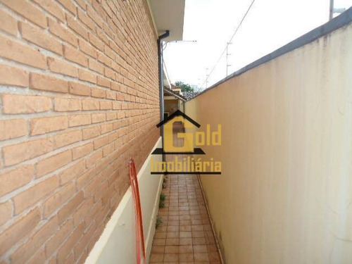 Casa Com 3 Dormitórios À Venda, 216 M² Por R$ 530.000 - Jardim Paulista - Ribeirão Preto/sp - Ca0848
