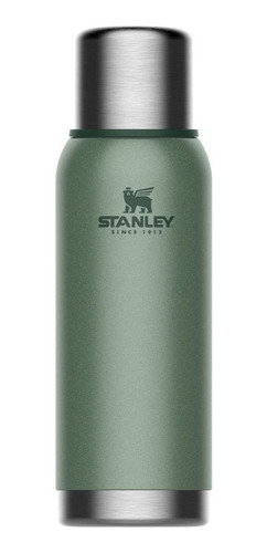 Garrafa Stanley Adv Bottle Green 1l Deixa Quente Por 1 Dia