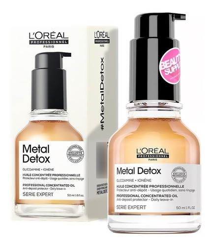 Oil Metal Detox 50ml Loreal Aceite Concentrado Antirotura