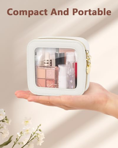 Bolsa De Maquillaje Transparente Y Portátil Para Viajes