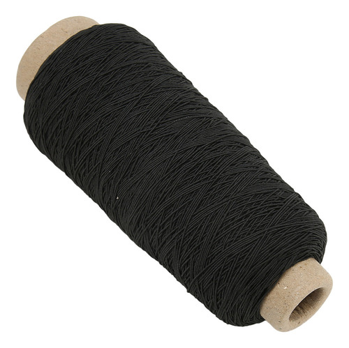 Cordón Elástico De Cuerda Negra, Práctico Hilo Elástico Para