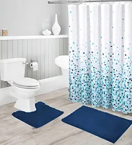 Comprar Cortinas De Baño Juego De Baño 3 Pcs Con Cortina De Ducha