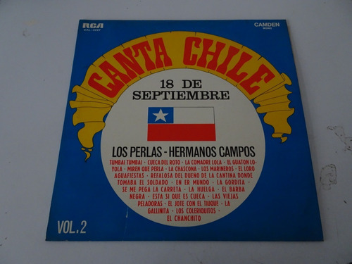 Los Perlas - Hermanos Campos - Canta Chile Vol 2 - Vinilo
