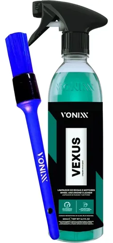 Kit Limpador De Motor E Rodas Vexus Vonixx + Pincel Externo