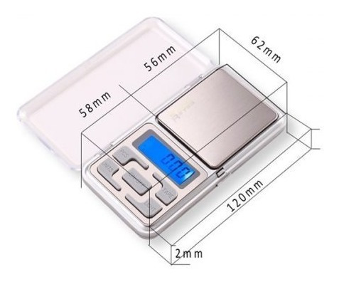 Imagen 6 de 6 de Bascula Digital Gramera Bolsillo 0.01-200gr Obi 207126