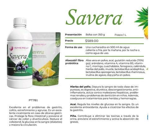 Ismerely Savera Juice 1 L