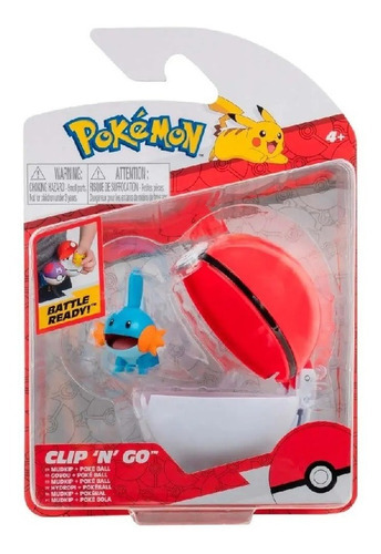 Pokemon Clip And Go Mudkip + Poke Ball Sunny 2606