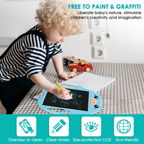 R 9 Pulgadas Niño Lcd Electrónica Tableta Pintura Tablero