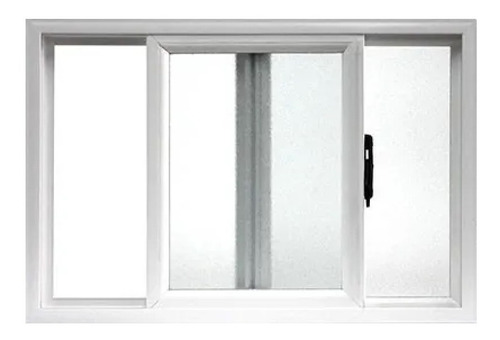 Ventana Corrediza Blanco 100x60 Con  Vidrio