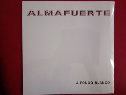 Vinilo Lp Almafuerte A Fondo Blanco Hermética Malón V8 Tz011