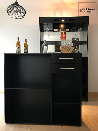 Cantina Muebles De Bar Minimalistas Mod Monclova Con Bancos