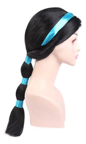 Peluca De Jazmin Para Disfraz De Fiesta Niñas Peluca Jasmine