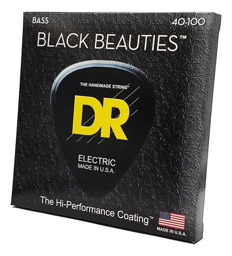 Dr Strings Black Beauties Cuerdas Para Guitarra Baja (bkb...
