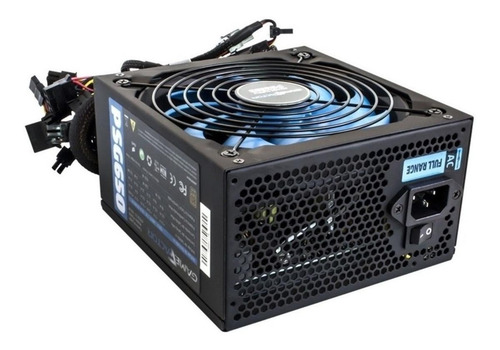 Imagen 2 de 3 de Fuente de poder para PC Game Factor PSG650 650W negra 100V/240V
