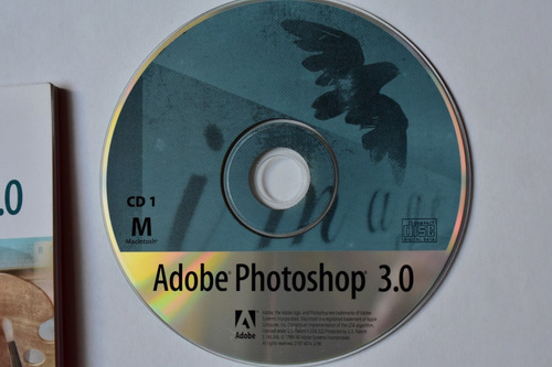 Antiguo Software 1995 Adobe Photoshop 3.0 P/mac De Colección
