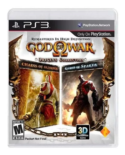 Jogo God of war Origins collection – chains of Olympus e ghost of