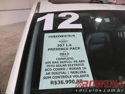 Imagem 10 de 14 de 307 1.6 Hacht Pack Plus Mod 2012 Unico Dono