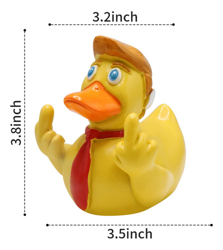 Figura De Pato De Dedo Medio Para Decoración De Escritorio