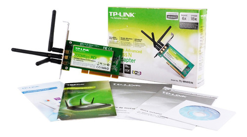 Tarjeta De Red Pci Inalambrica Pci 300mbps Tp-link Tl-wn951n (Usado)