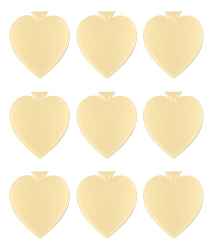 Mini Tablas De Cartón Para Tartas En Forma De Corazón, 100 U