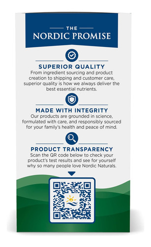 Complejo de hongos Cognition de Nordic Naturals, sin sabor