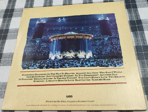 Phil Collins Serious Hits Live! 2lp Brasil 1ra Edic Genesis Brasil 1ra Edicion (Usado)