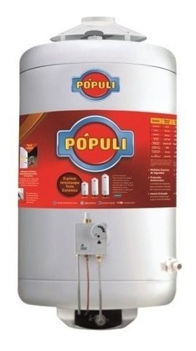 Termotanque Ecotermo Populi 45 Lts Gas Colgar C.sup