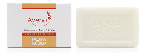 Jabón Vegetal Avena & Argan Pura Soap Oficial