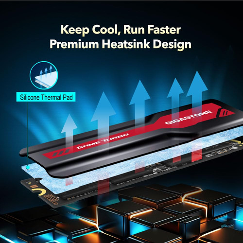 Gigastone M.2 Ssd 4tb Ps5 Ssd Con Disipador De Calor Pcie 4