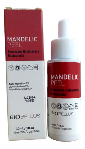 Mandelic Peel Renovador Celular - Biobellus 30ml Tipo De Piel Todo Tipo