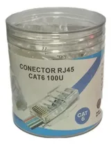 Comprar Conectores Rj45 Cat 6 Pasantes (100unds)