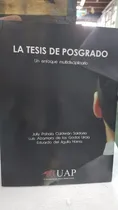 Comprar Libro La Tesis De Posgrado