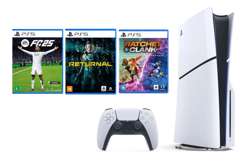 Sony Playstation Ps5 Slim Slim Fisico Ratchet & Clank: Rift Apart, + Fc 25