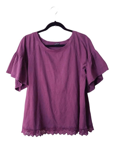 Blusa Dama Manga Amplia Hannah Talla M