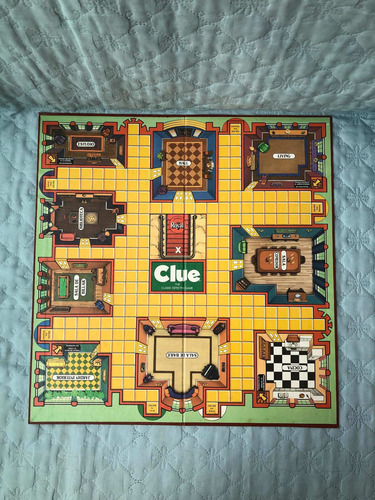 Jogo Clue Em Espanhol Completo Raro Tabuleiro Couro Detetive (Usado)